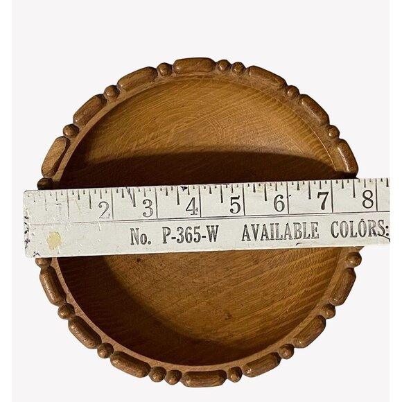 SIGNED Hans Steiner Hand Carved Wooden Trinket Box Bowl & Lid Saulgau Germany - Picture 13 of 13